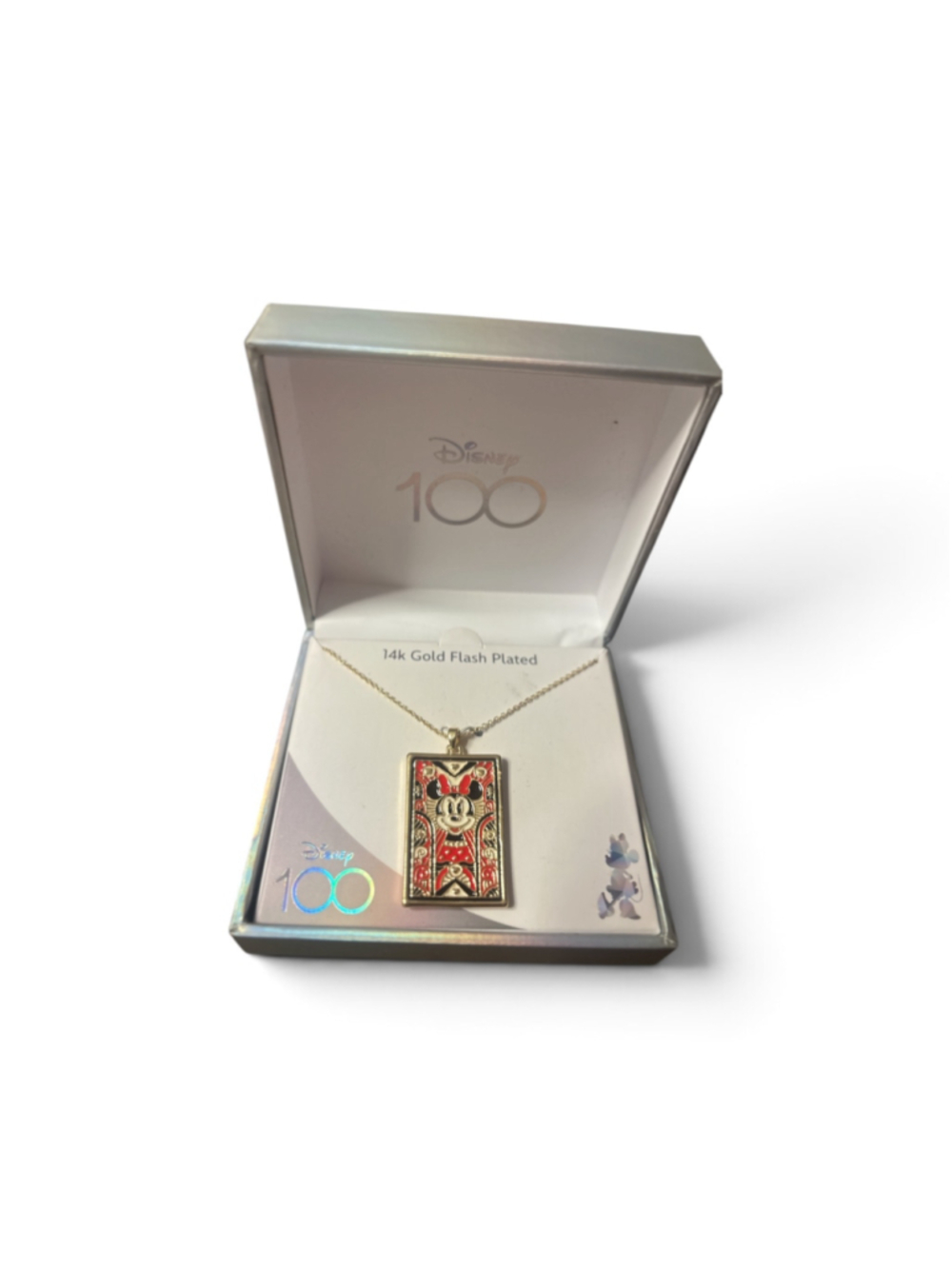 Disney Minnie Mouse 14k Gold flash Plated Necklace